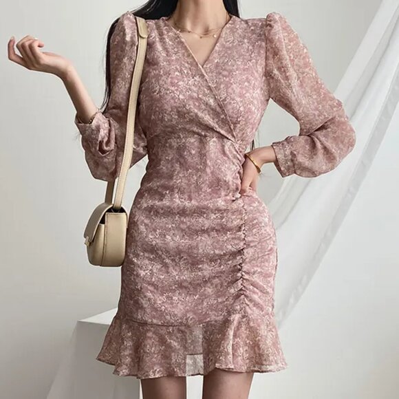 BNWOT Cute RUHOT Vintage Style Floral Dress Size M - Picture 8 of 8